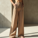 Women's Simple High Waist Wide Pants