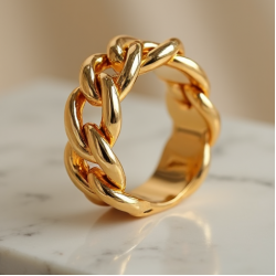 Women's Chunky Chain Cuff Bracelet