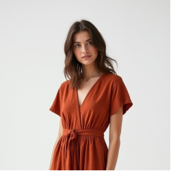 Women's Boho Fringe Detail Dress
