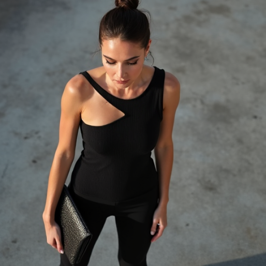 Women's Double Cut-Out Tank