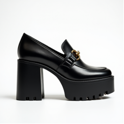 Women's Chunky Heel Loafer