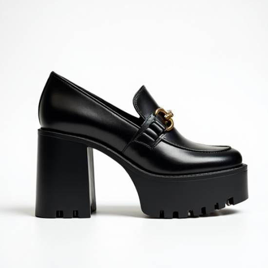 Women's Chunky Heel Loafer