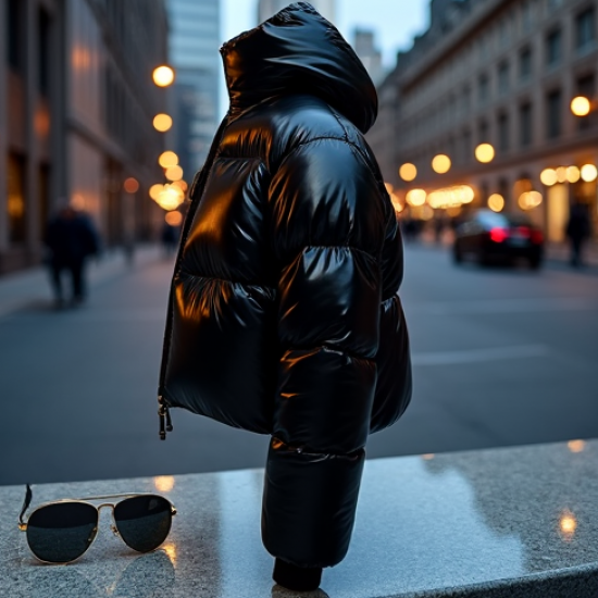 Women's Bold Shoulder Puffer Jacket