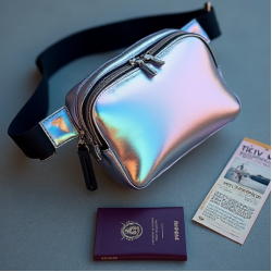 Women's Metallic Belt Bag