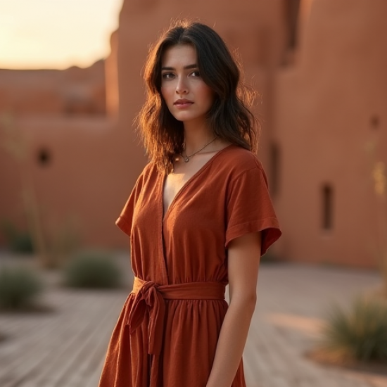 Women's Boho Fringe Detail Dress