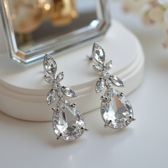 Crystal Drop Earrings