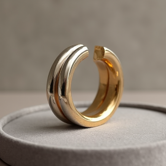 Women's Mixed Metal Ear Cuff