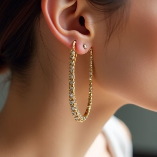 Women's Metallic Ear Climber