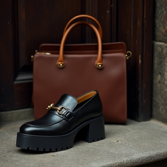 Women's Chunky Heel Loafer