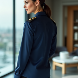 Women's Tailored Shoulder Button-Down