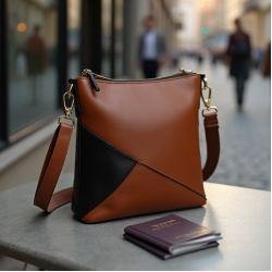 Women's Two-Tone Chest Bag