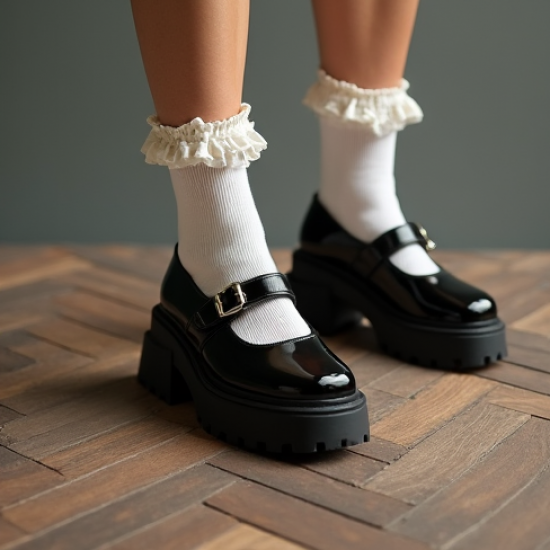 Women's Square Toe Platform Mary Jane