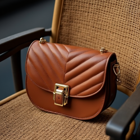 Women's Quilted Saddle Crossbody