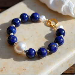 Women's Mixed Pearl & Bead Bracelet