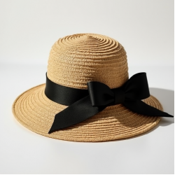 Straw Cloche Hat