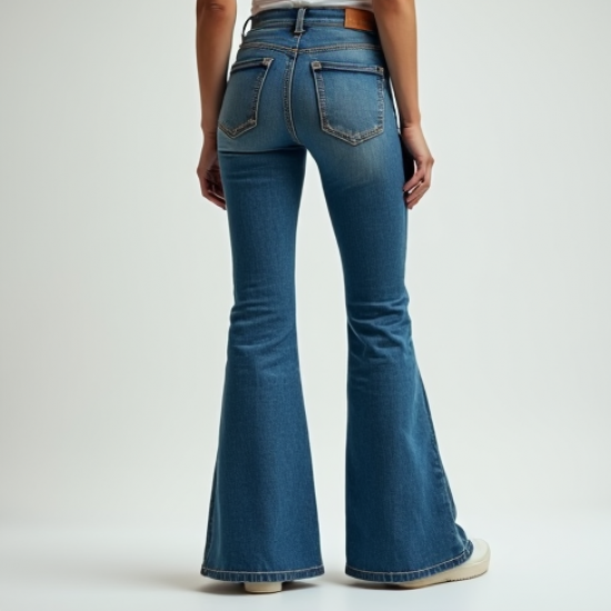 Women's Low Rise Flare Jeans