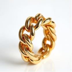 Women's Gold Chunky Link Bracelet