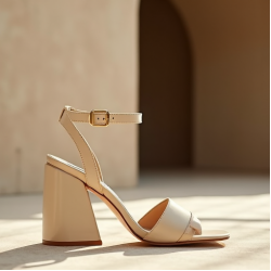 Women's Geometric Heel Sandal
