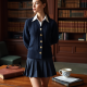 Women's Schoolgirl Cardigan Set
