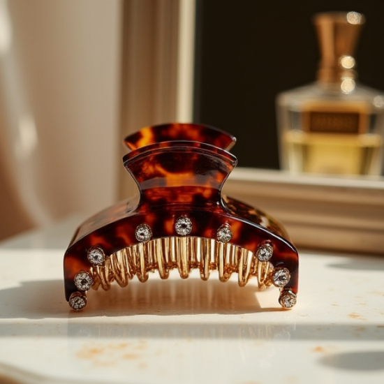 Women's Crystal Claw Hair Clip