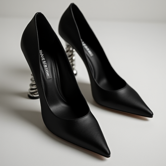 Women's Twisted Heel Pointed Toe