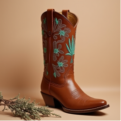 Women's Embroidered Cowboy Boot
