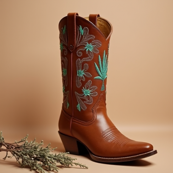 Women's Embroidered Cowboy Boot