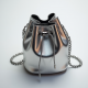 Women's Metallic Mini Bucket Bag
