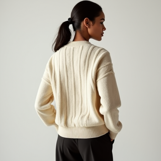 Women's Monogram Cable Knit Top