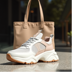 Women's Mesh Panel Chunky Sneaker