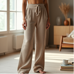 Women's Textured Knit Pants