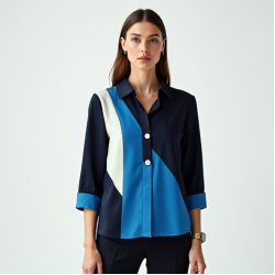 Women's Block Colour Blouse