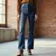 Women's Contrast Panel Denim
