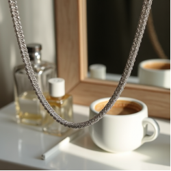 Women's Simple Silver Chain Necklace