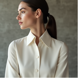 Women's Intellectual Collar Shirt