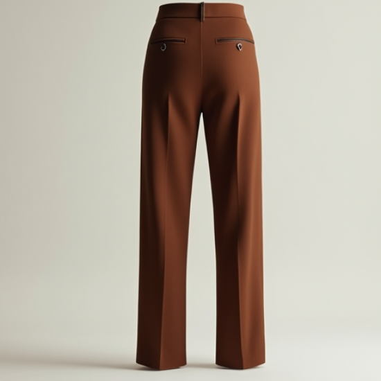 Women's Walnut Straight-Leg Pants