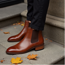 Women's Block Heel Short Boot