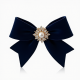 Women's Bow & Pearl Brooch