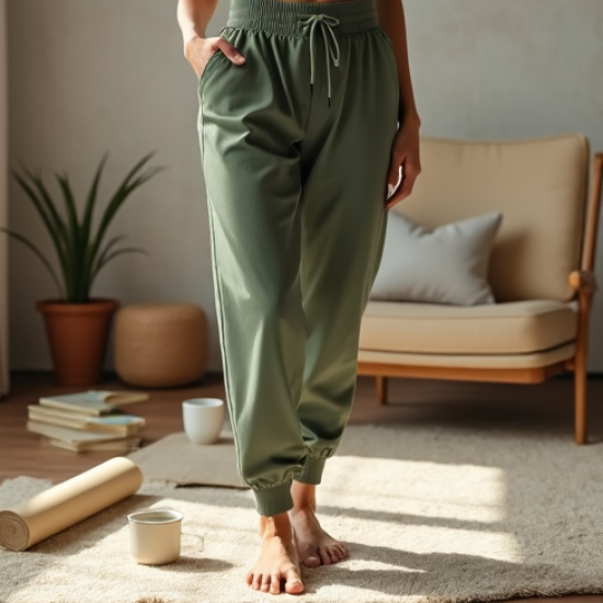 Women's Drawstring Waist Joggers