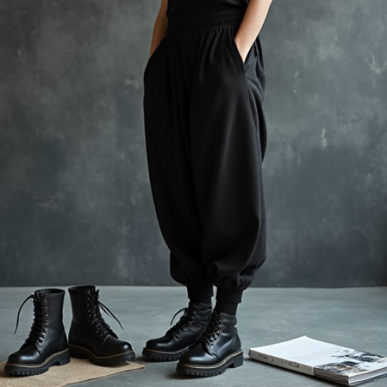 Women's Dropped Crotch Pants