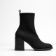 Women's Chunky Heel Sock Boot