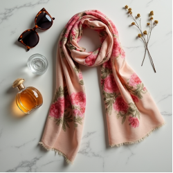 Floral Print Scarf