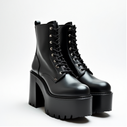 Women's Platform Chunky Heel Boot