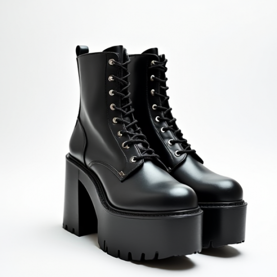 Women's Platform Chunky Heel Boot