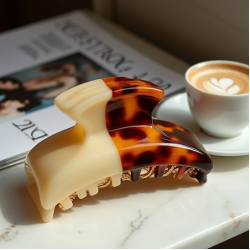 Women's Two-Tone Shark Clip