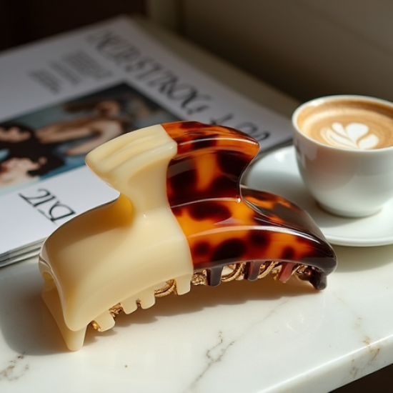 Women's Two-Tone Shark Clip