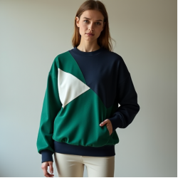 Women's Panelled Sweatshirt