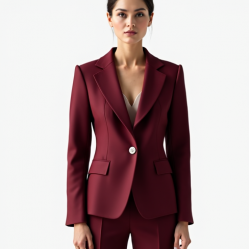 Women's Sculpted Shoulder Blazer