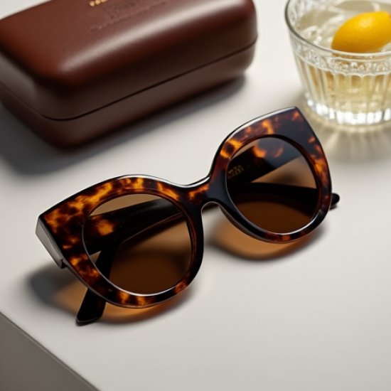 Women's Retro Oversized Round