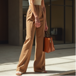 Women's Seam Detail Wide Pants